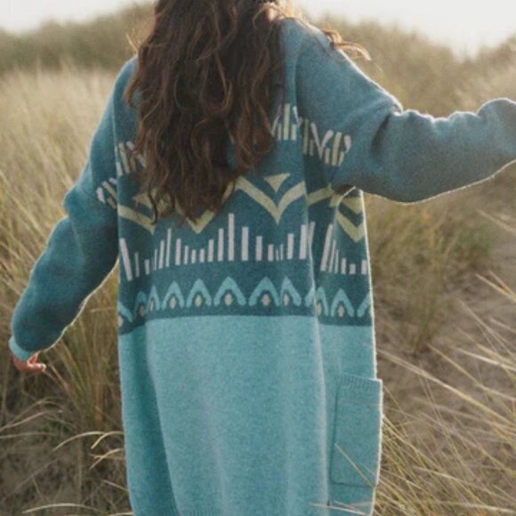 NWT Passenger Clothing Nettle Recycled Knitted Cardigan - Picture 3 of 9